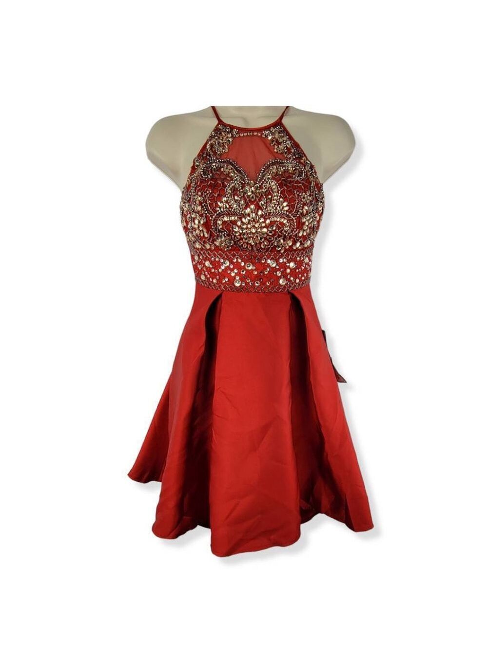 Say Yes to the Dress TLC Red Beaded Dress Size 0